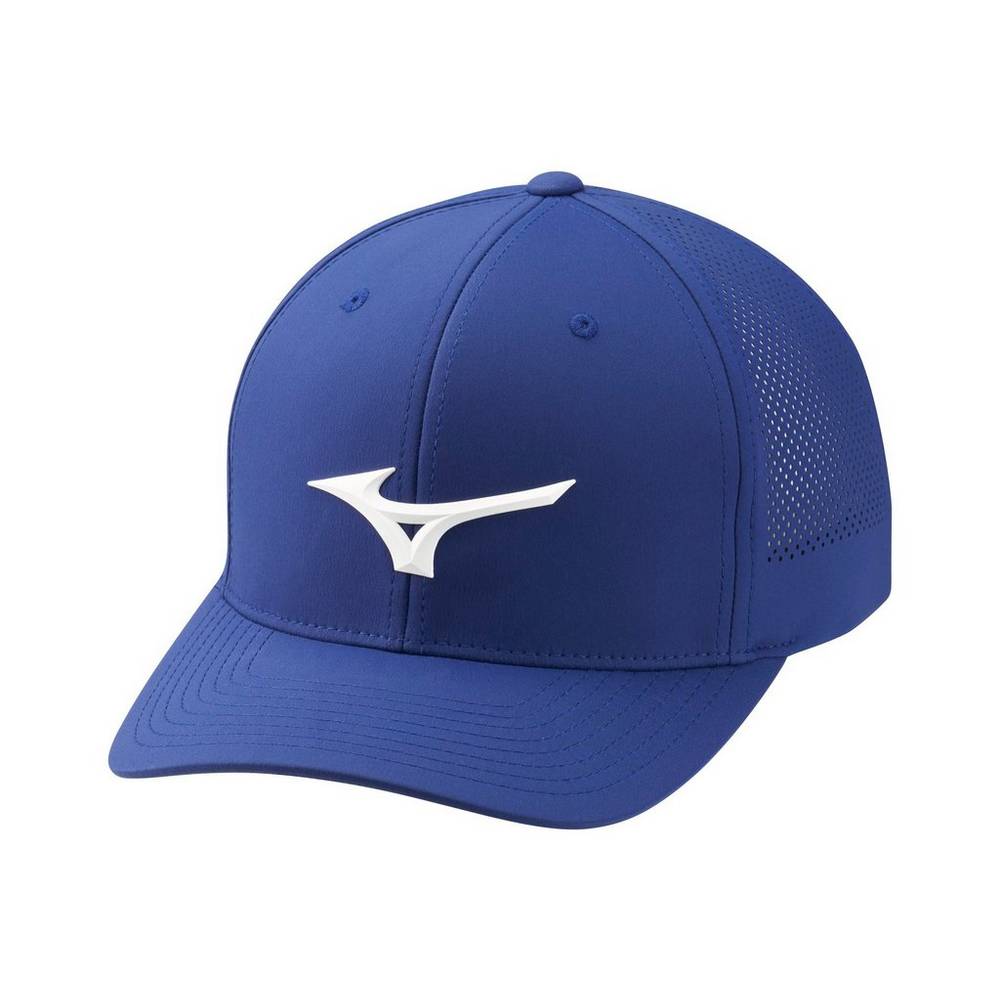 Cappello Mizuno Tour Vent Adjustable Uomo - Blu Reale - 32058-AYCD